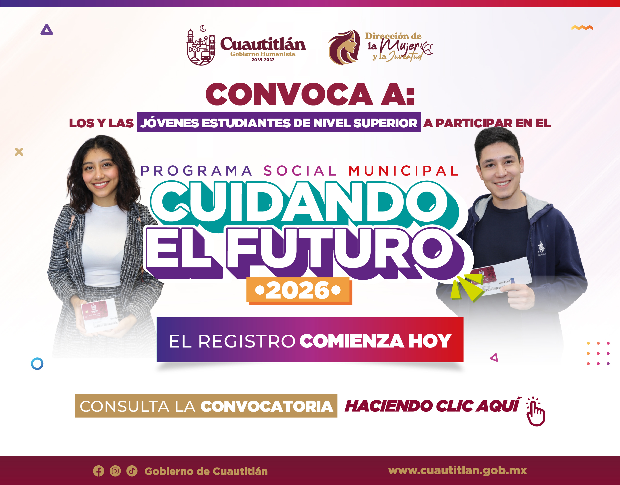 Convocatoria Cuidando el Futuro 2026